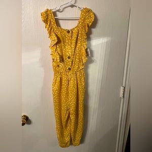 Girls 6/6X Polka Dot Romper